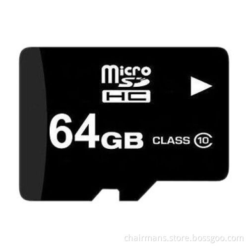 MicroSD card, 1-128GB available